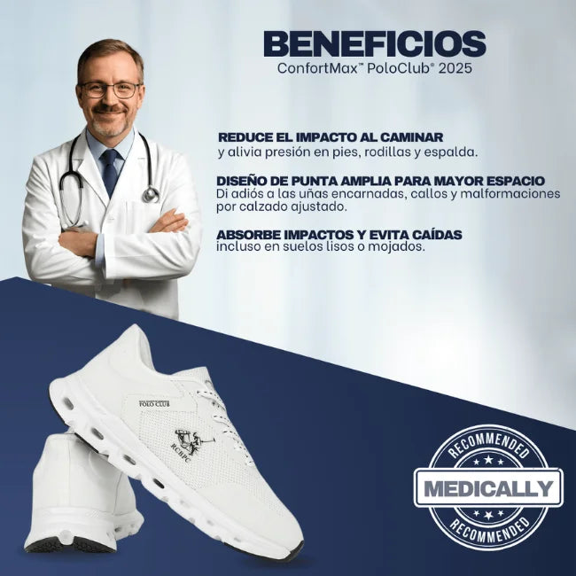 Zapatillas Ergonómicas ConfortMax™ PoloClub® 2025