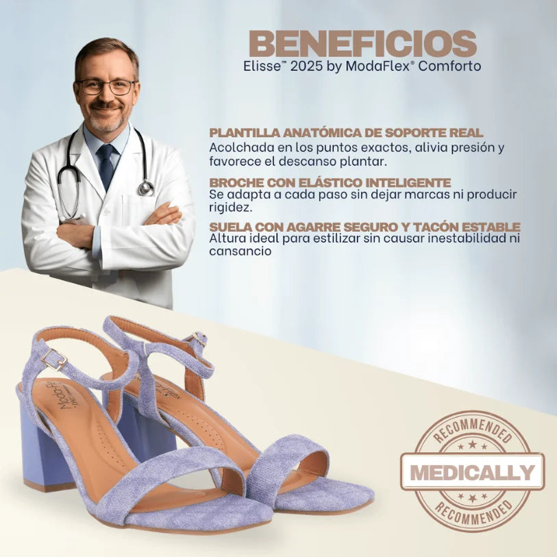 Sandalias Elisse™ 2025 ModaFlex® Comforto