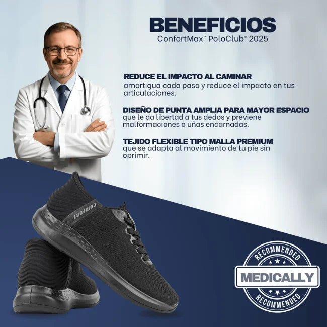 Zapatillas Ergonómicas UltraComfort™ PoloClub® 2025
